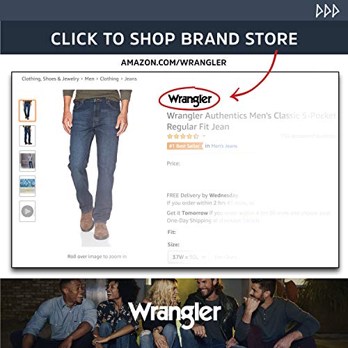 Wrangler Authentics Men’s Big & Tall Relaxed Fit Comfort Flex Waist Jean, dark stonewash, 44x32 Wrangler Authentics Men’s Big & Tall Relaxed Fit Comfort Flex Waist Jean, dark stonewash, 44x32